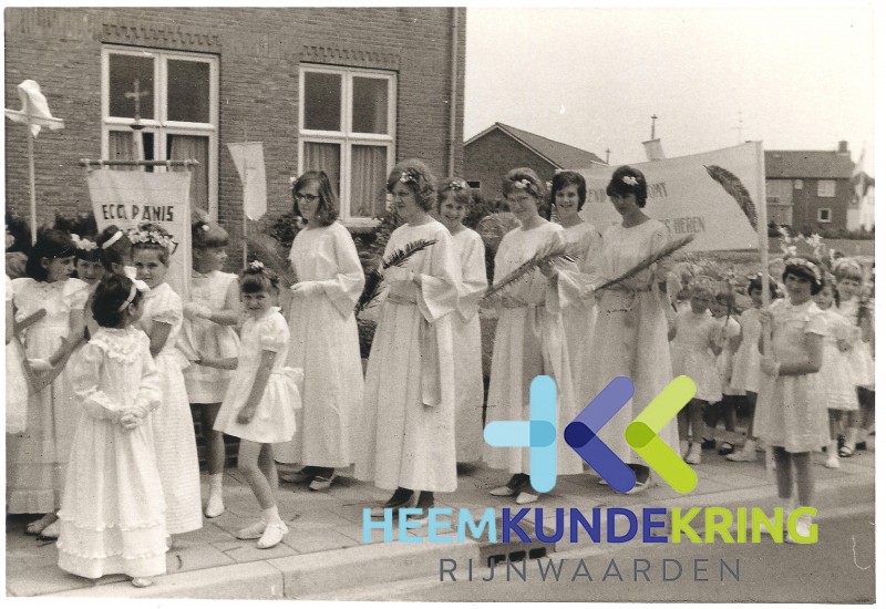 Processie Pannerden 1964 Coll. Smink -Derksen 1